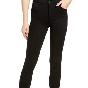 Reformation Harper High Rise Skinny Jeans Womens 26 x 28 Black Stretch 16576